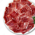 Plato de jamón ibérico al corte